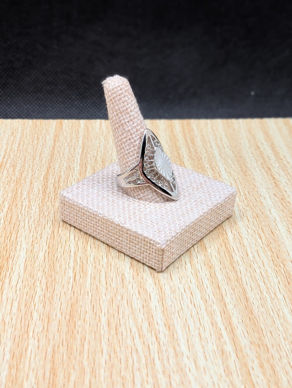 Silver Art Deco Ring